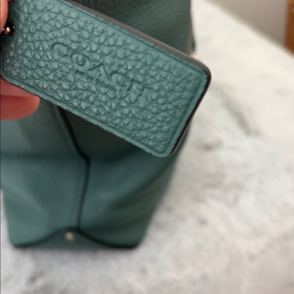 Coach Abby Duffle Hobo Shoulder/Crossbody bag in Coach Emerald Green - Picture 9 of 14